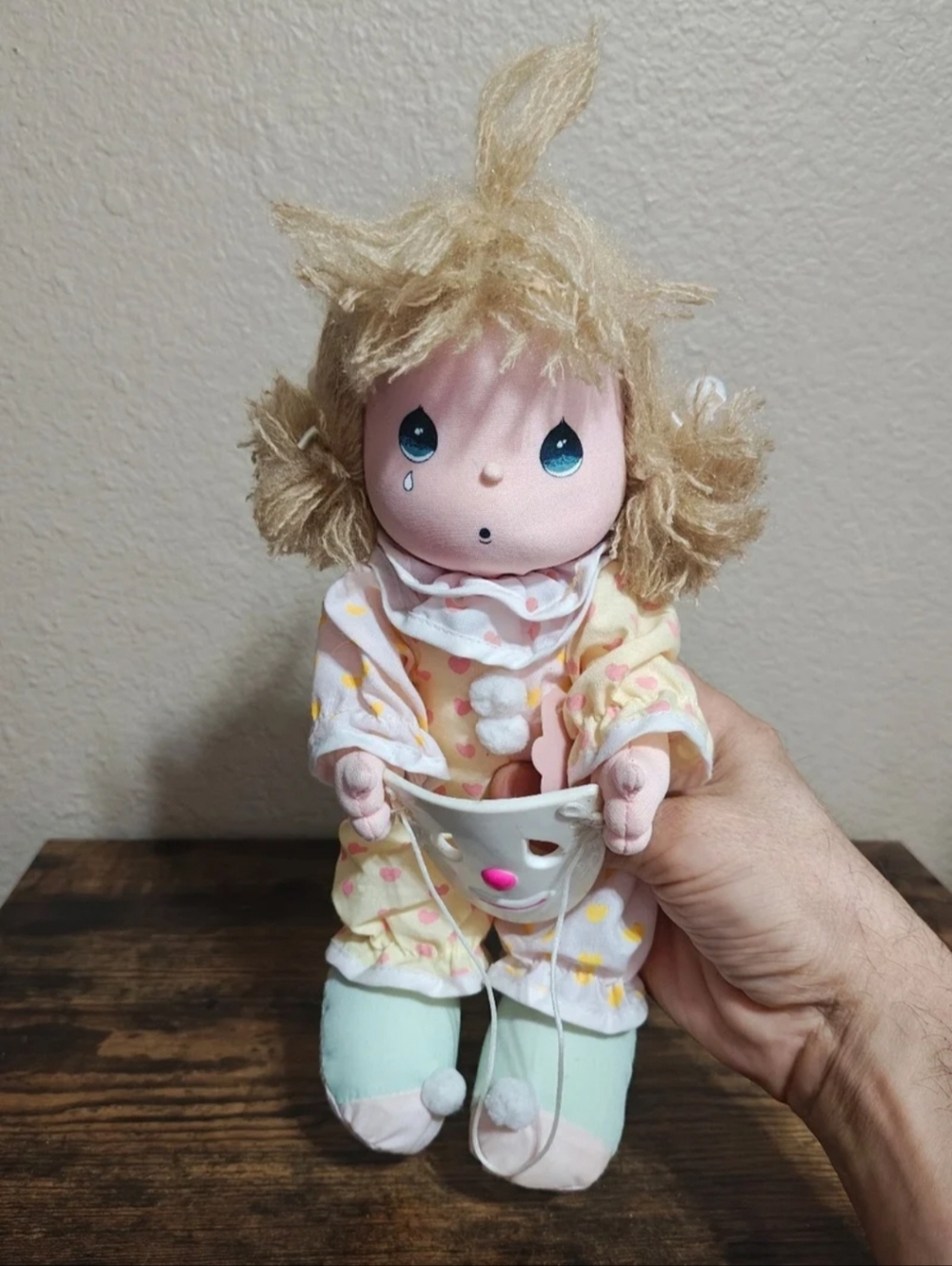 1989 Vintage Precious Moments Friendship Line Collection Girl Doll Plush